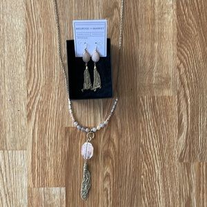 NWT Melrose and Market Earrings and Necklace
